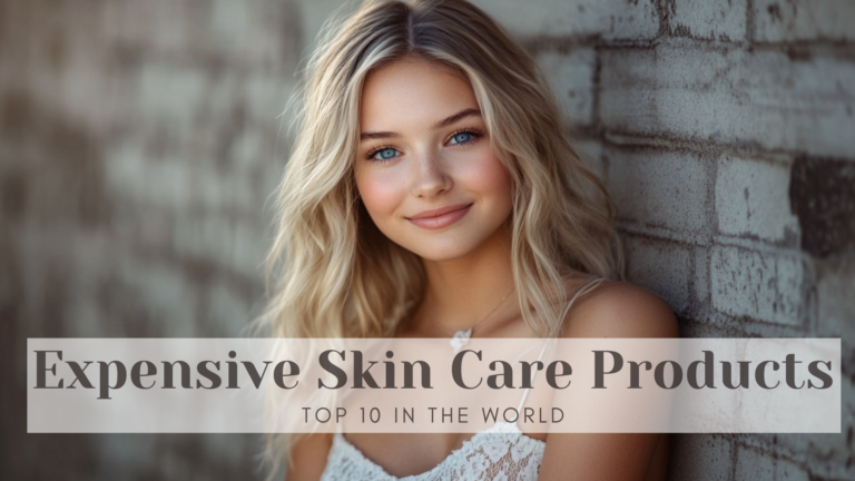 blond hair blue eye model with dress smiling at camera from a medium shot.