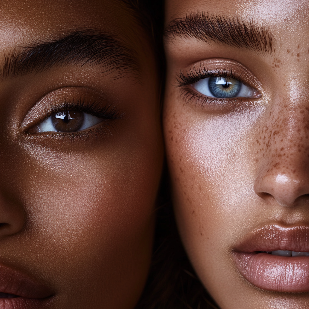 Model with High Porosity Hair 