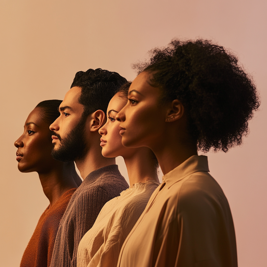 A beautiful model after using castor oil for Low Porosity Hair.