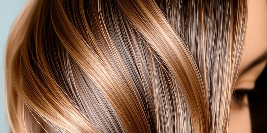 Close-up of healthy Type 1C hair in natural waves.