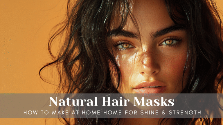Woman with Natural Hair Mask looking at the camera