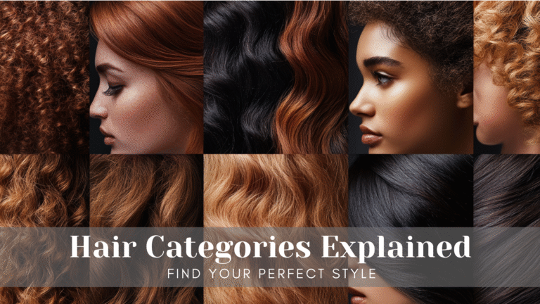 A collage of diverse hair types textures and styles.
