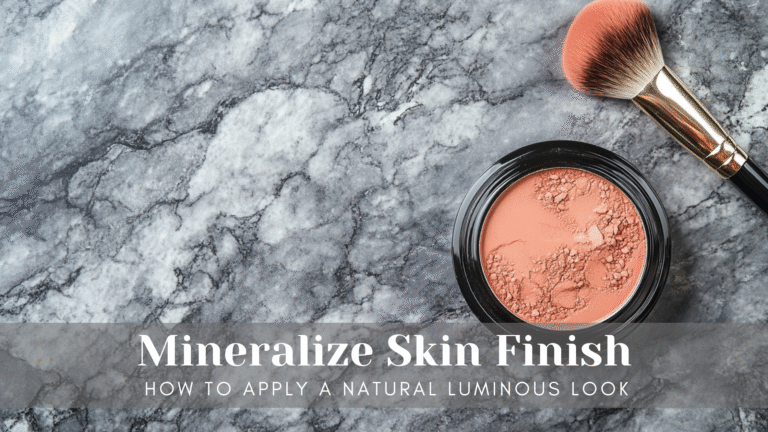 Components to do a : mineralize skin finish