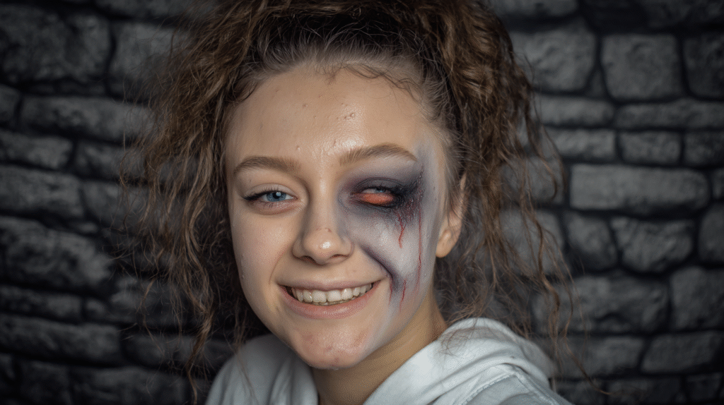 realistic zombie makeup