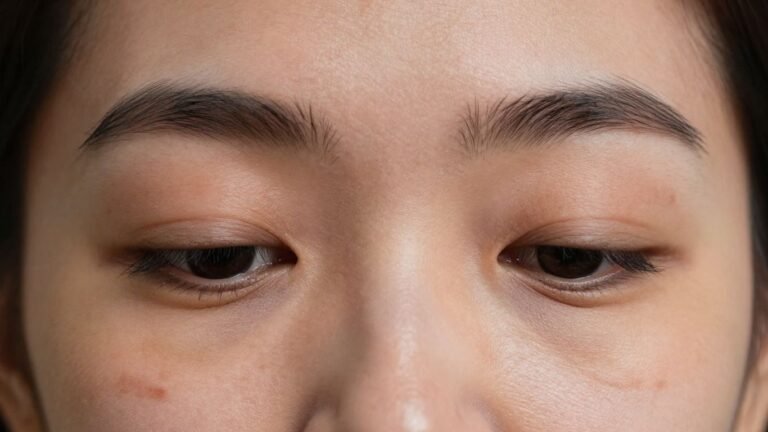 Close-up of skin with hyperpigmentation and mixed tones.