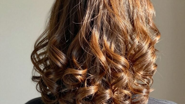 Woman with voluminous, defined textured hair