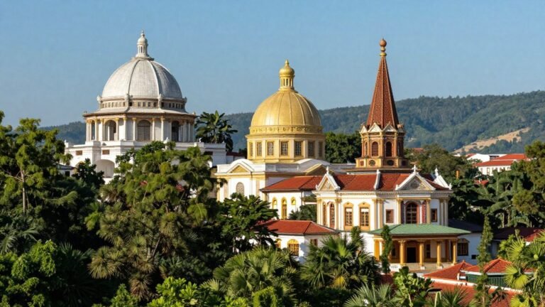 Heritage and beauty in natural and architectural elements.